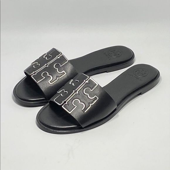 Tory Burch Leather Slides size 6 - Picture 1 of 9